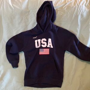 Kids Mitre USA Flag hoodie